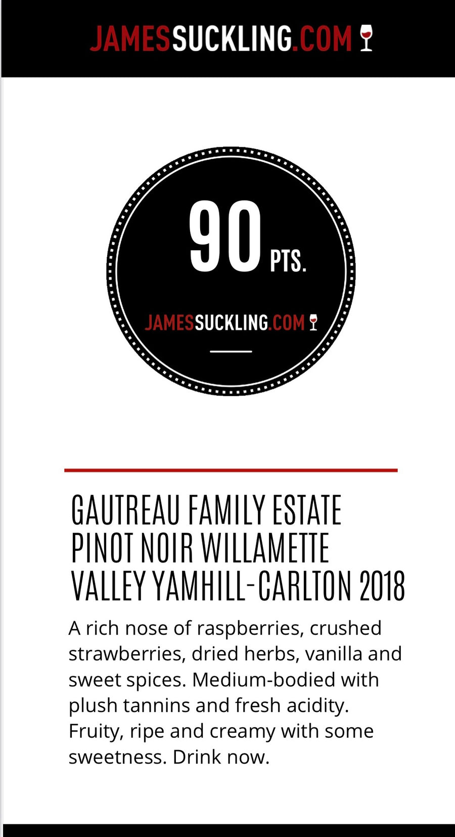 2018 Yamhill Carlton Pinot Noir